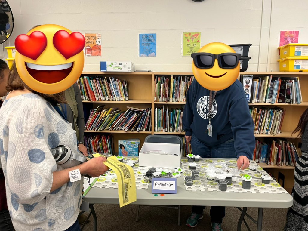 Teachers teaching teachers!  The team at Grenoble got together recently to learn about our incredible STEM materials: So many cool tools to help Grenoble’s students flex their Literacy and Numeracy muscles! 💪🧠 @thorn_hayward @LN10Alvarez <a href="/LC2_TDSB/">Learning Centre 2</a> <a href="/TDSB_STEM/">TDSB STEM K-12</a>