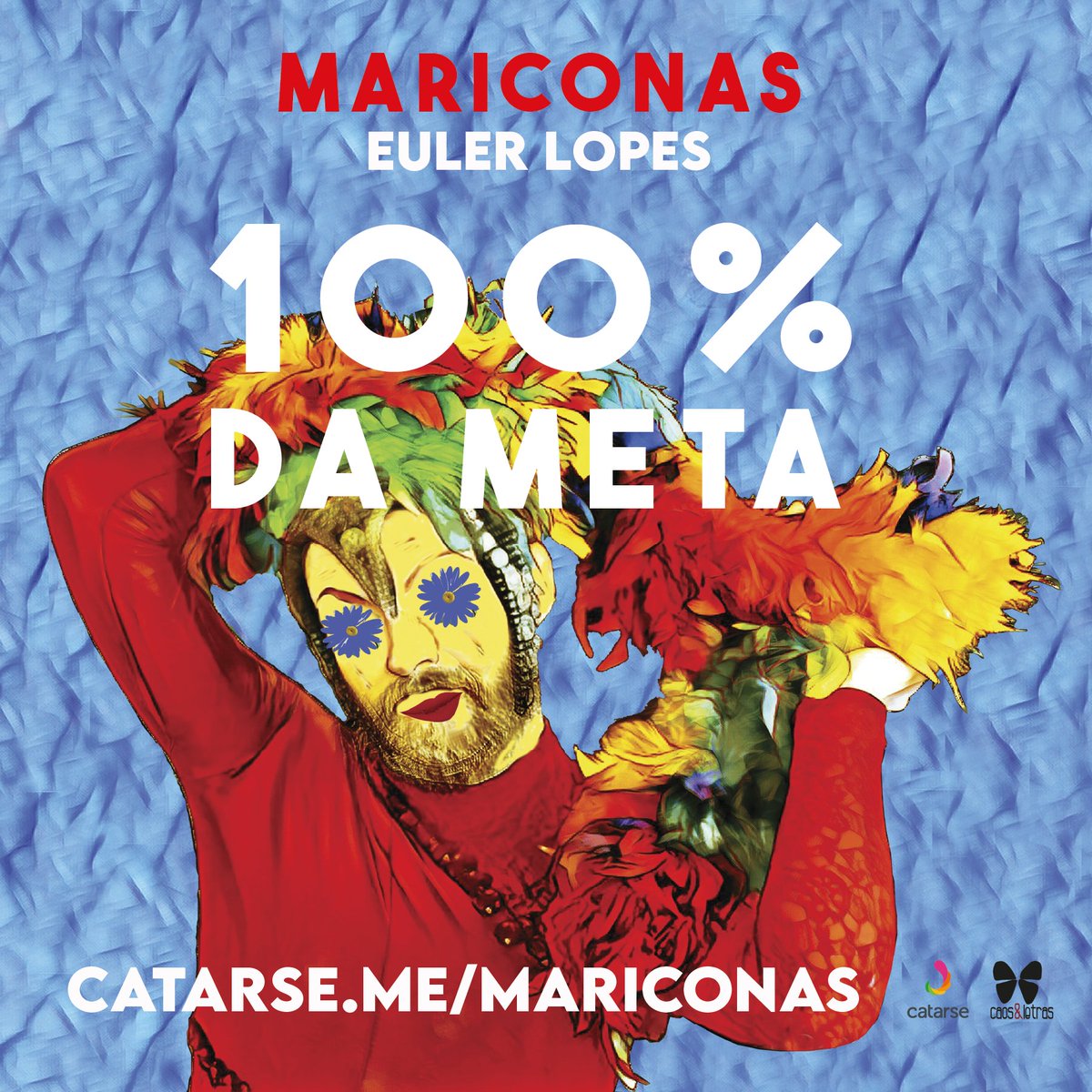 edcaoseletras's tweet photo. Vivaaa. 👏👏👏🖤❤️💙✨✨✨🎉🎉🎉Vibrante como o próprio livro, a campanha de Mariconas, da @eulerlopess5, bateu sua meta em uma semana. Agradecemos a todes que apoiaram!

A campanha (https://t.co/tDQYMqBbEF) fica no ar até o dia 27 de março.  Conheça as metas estendidas.

Apoie! https://t.co/ClmBybxVKs