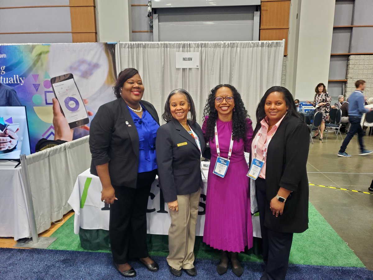 Come stop by @InclusivCDCUs booth #749 & @AACUC1 booth #849 at #GAC2024. It was lovely to see staff from 1199 SEIU Federal Credit Union today (@1199SEIU_FCU)