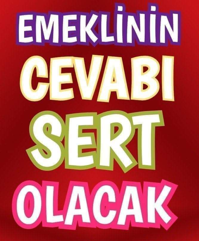 Emekliler inşaallah cevabınız Yeniden Refah Partisi olur 👍

"AKP ye vermezsen CHP gelir,
CHP ye vermezsen AKP gelir,
Yeniden Refah Partisi oy vermezsen ikide gelir 👍

Kararı sen ver ...