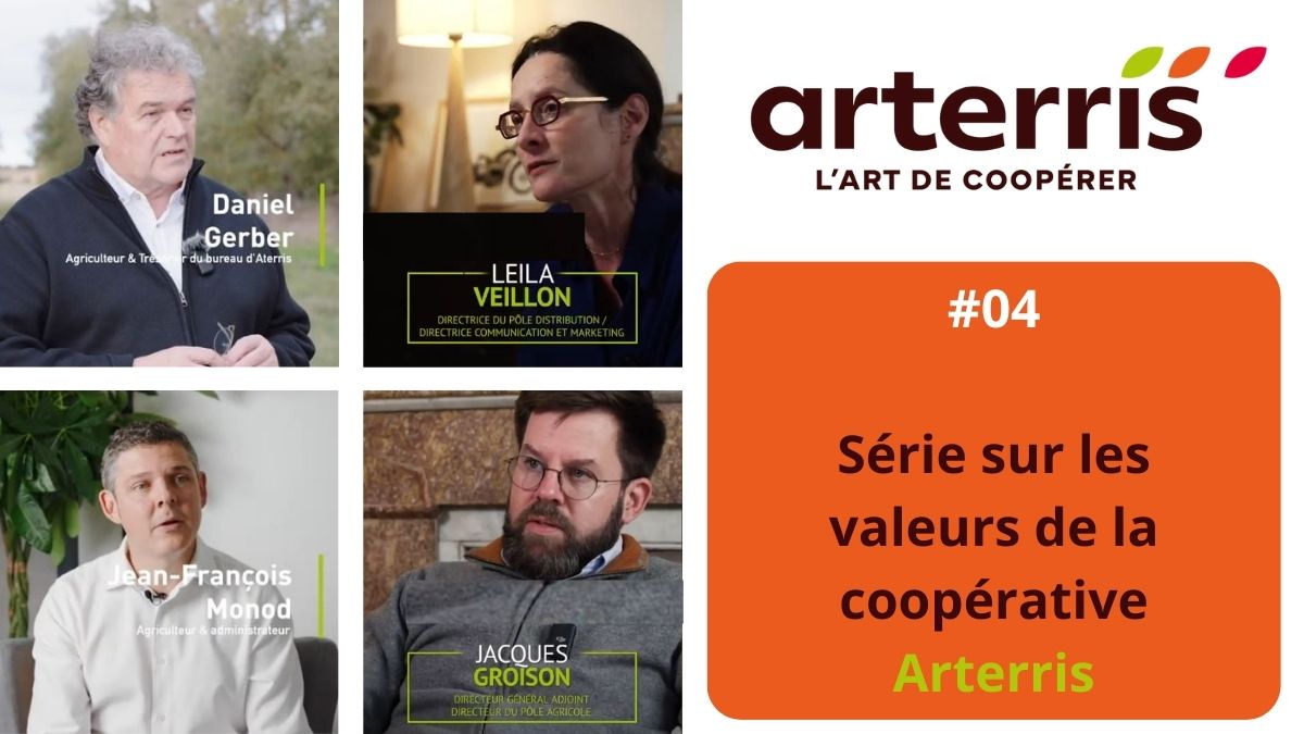 4ème épisode série #valeurs @Arterris11 . Mise en avant des avantages offerts par la coopérative aux adh. Témoignages #DanielGERBER, #VincentJONCQUIERES, #JeanFrançoisMONOD @jacques_groison @lveillon➡️urlz.fr/pMzB #solidarité #collectif @lacoopagricole @Occitanie