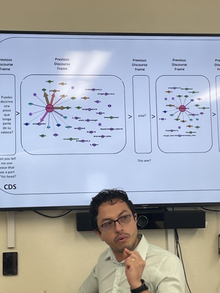 LoboLanguage's tweet image. Lab members Elisabeth Baker Martinez and Fredy Mendieta-Rodríguez presented their dissertation research at UNM&apos;s Latin American &amp;amp; Iberian Institute on Friday, March 1.  Elisabeth and Fredy are both PhD Fellows this year. Congratulations, Elisabeth and Fredy!!