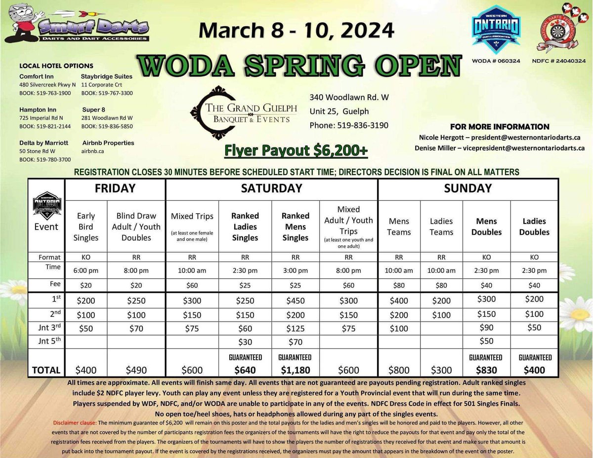 british_darts's tweet image. Mark your calendars!  We have a HUGE youth tourney coming up this weekend in Guelph, Ont! 

#springopen #youthdarts #guelph #lndont #britishdarts