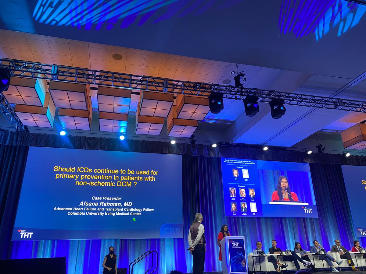 Honored to present the case for the hot topic discussion on ICD for NICM at #THT2024 #HeartFailure #ICD