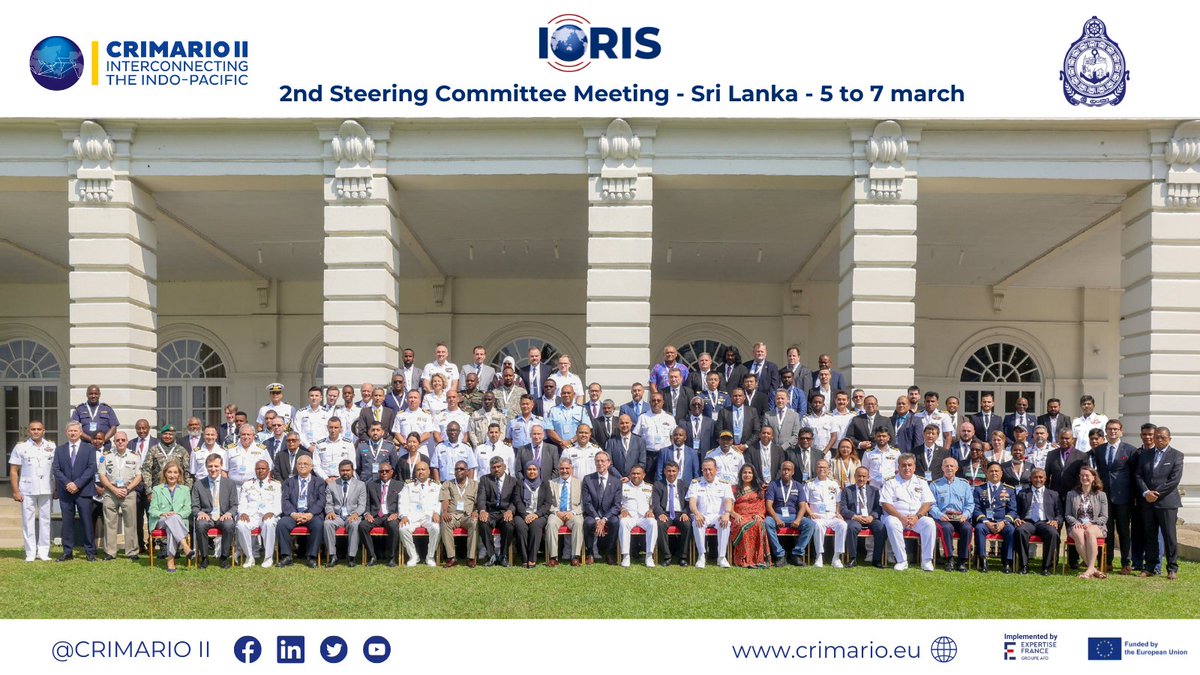 The family photo from the 2nd #ISCM24 represents the endeavour of over1⃣0⃣0⃣ delegated & commitment from5⃣6⃣ agencies towards the governance of #IORIS, and it is value and contribution for a sustainable & reliable response for the evolving maritime challenges in the #IndoPacific.
