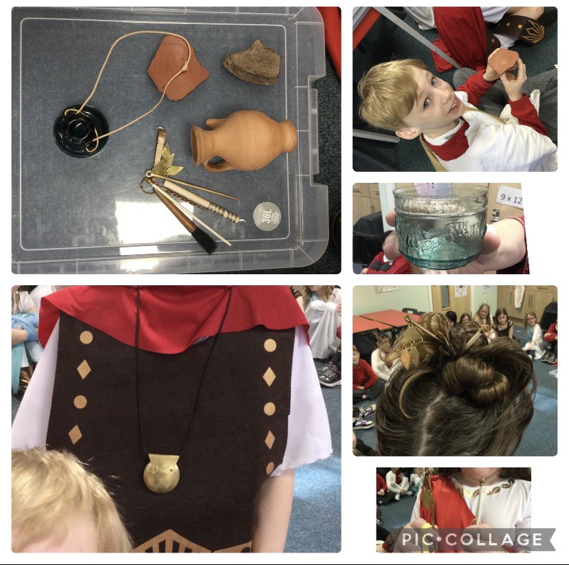 The Y4 children have had an excellent Roman day! They have played a traditional Roman game, looked at artefacts and of course dressed as the finest romans! #PVHistory
