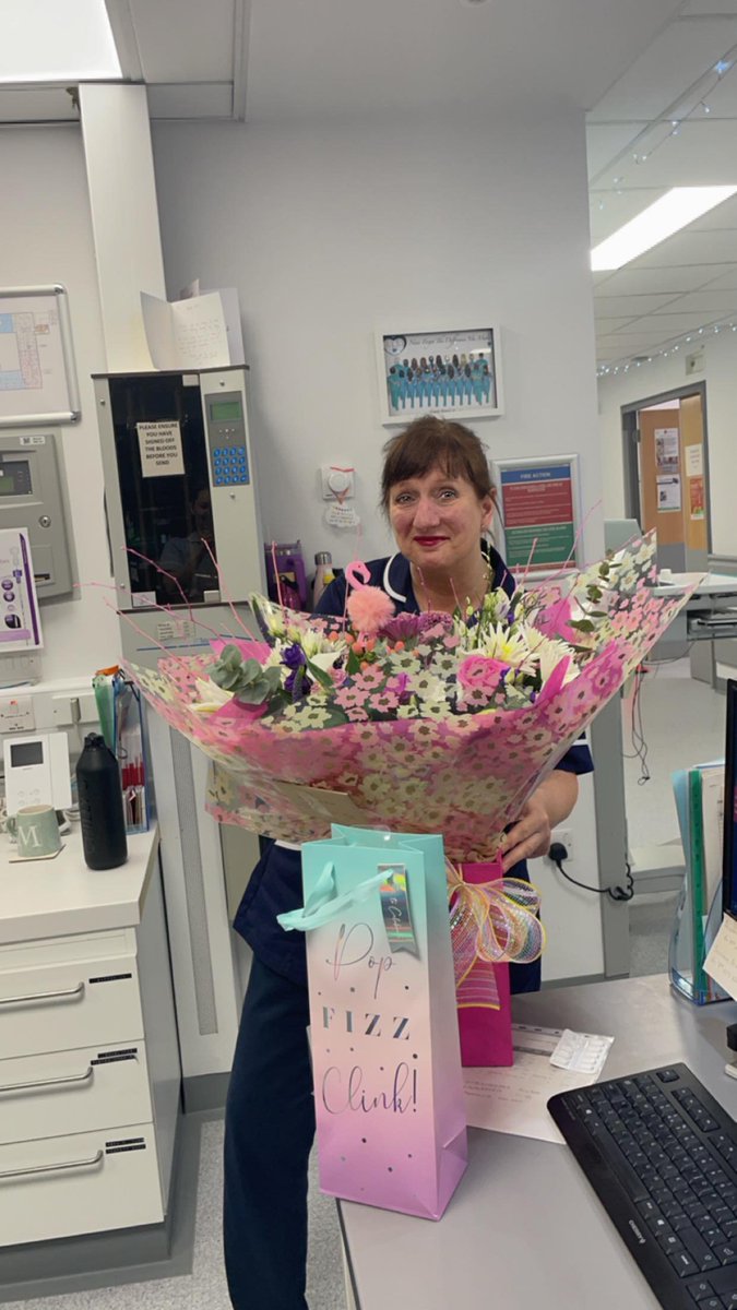 55 today and feeling the love off my amazing team on 33. Got to be one of the luckiest managers ever. Love them all