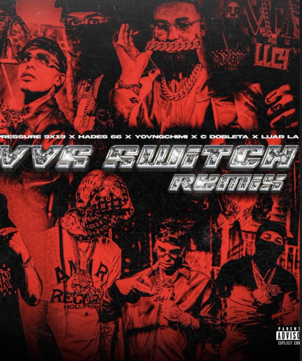 ELHOMBREW's tweet photo. 🚨 VVS SWITCH (Remix)

👤 PRESSURE 9X19 x ANUEL AA x YOVNGCHIMI x CDOBLETA x LUAR LA L x HADES66

🗓️ MUY PRONTO https://t.co/LGjRDG2HQO