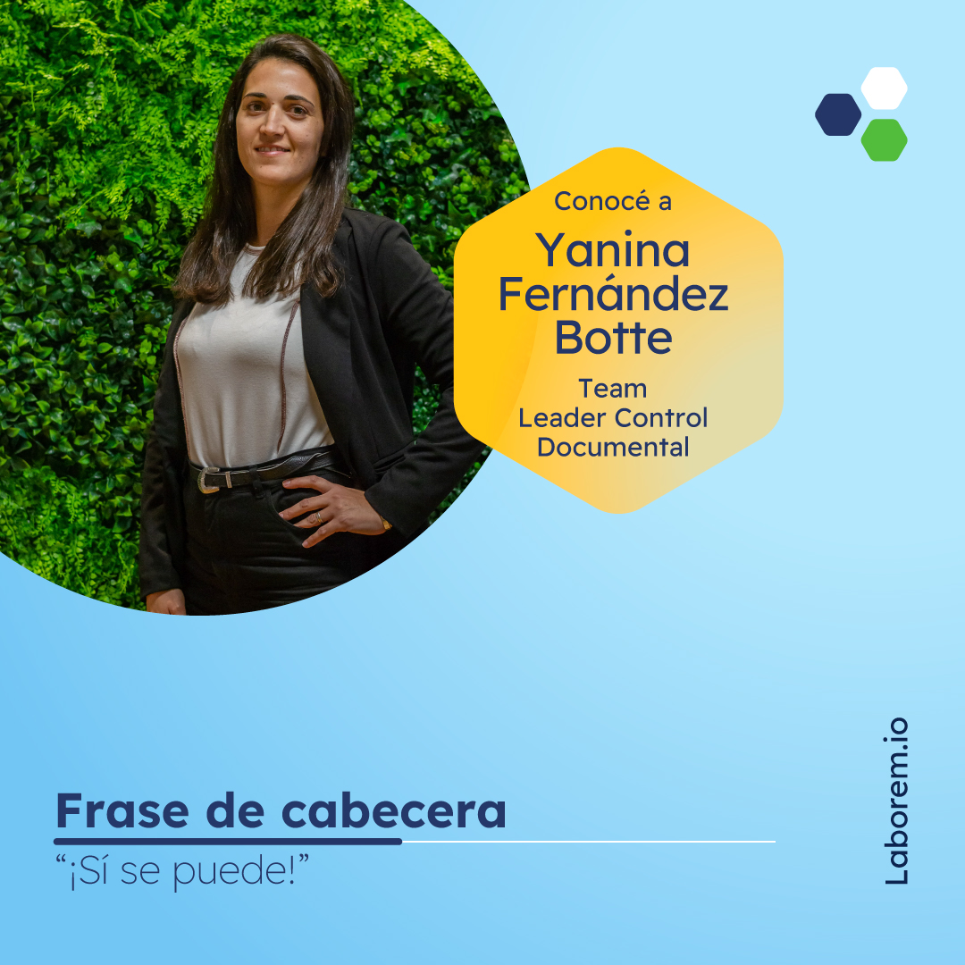 CLaborem's tweet image. ☺️ ¡Les presentamos a Yanina!

🙌 ¡Gracias por ser parte de nuestro equipo!

#Laborem #ProcesoDeControl #ControlDeContratistas #GestiónDocumental #ControlDeProveedores #TransformaciónDigital #ControlDocumental #ResponsabilidadSolidaria #EmpresasContratistas #Proveedores