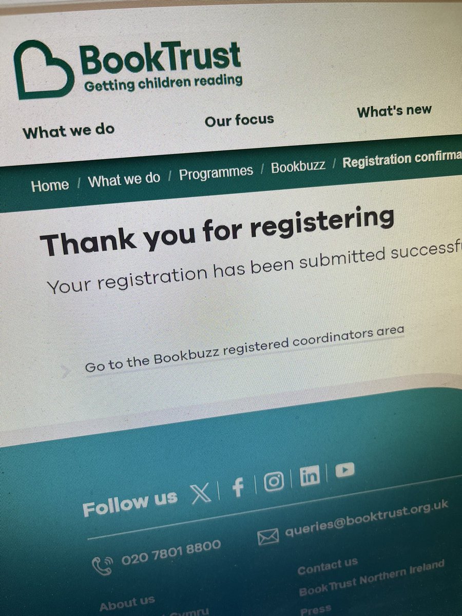 As if this week wasn’t busy enough we successfully registered for #MyBookbuzz today! @Booktrust Students joining us in Year 7 in September @Carlton_Academy you’re in for a treat! #thisschoolreads #readtosucceed