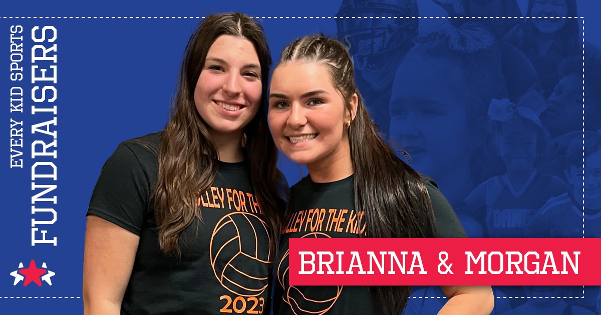 Fundraising can be fun! Thanks Brianna and Morgan.🏐 Start your fundraiser today: ow.ly/I1me50QIojO