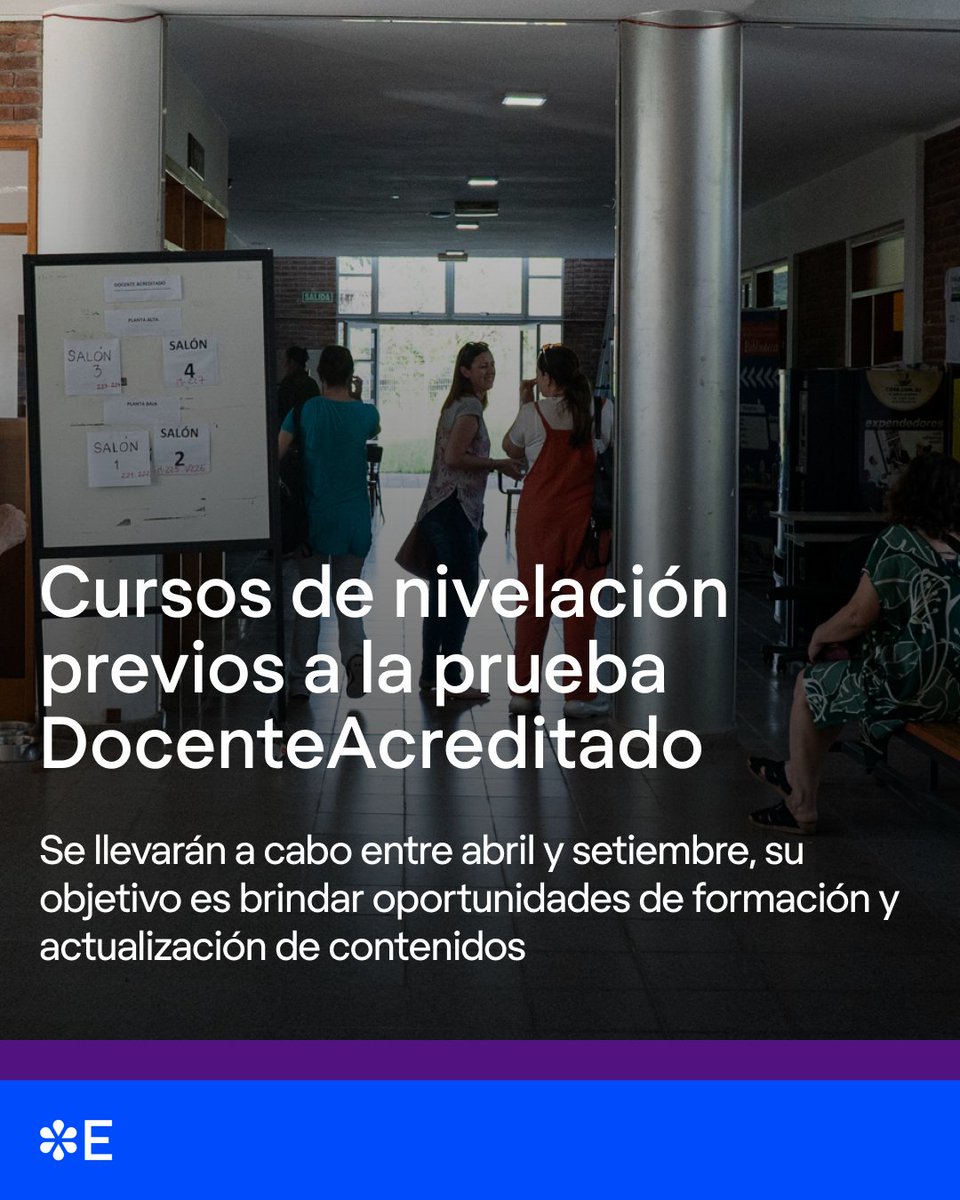 📣 #Convocatoria | El Programa de Formación en Educación abre cursos de nivelación de Redacción y Argumentación, Habilidades Digitales, Competencias Básicas en Matemáticas, Competencias Básicas en Lengua y Educación Inclusiva previos a la prueba DocenteAcreditado.
