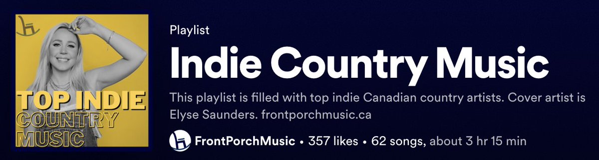 Adrian’s latest track MY REBEL SPIRIT was added to the @MusicFrontPorch ‘Indie Country Music’ #playlist featuring artists like @Elyse_Saunders @corymarksmusic @missakind! #myrebelspirit #countrymusic #indiemusic @Spotify @SpotifyCanada LISTEN HERE: open.spotify.com/playlist/6yMgy…