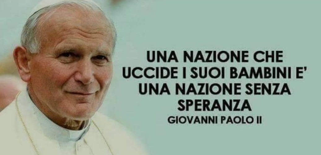 «Une nation qui tue ses enfants n'a pas d'avenir» Jean-Paul II #Avortement #France #ConstitutionIVG #Constitution