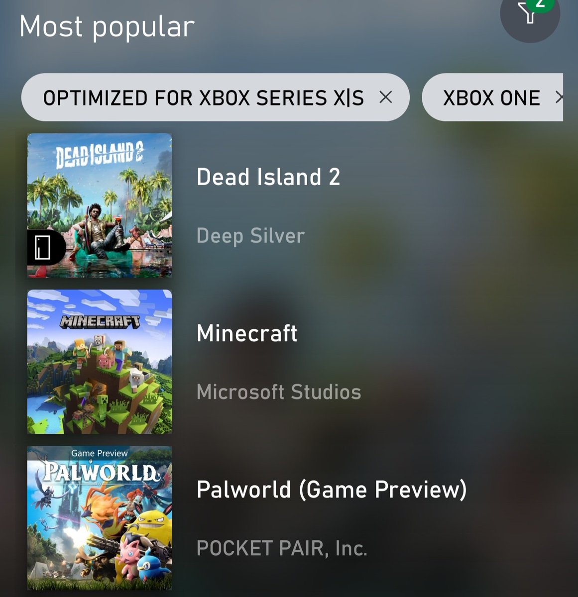 Dead Island 2 is performing tremendously strong on Game Pass It's currently the #1 Most Popular Game in the US above both Minecraft and Palworld