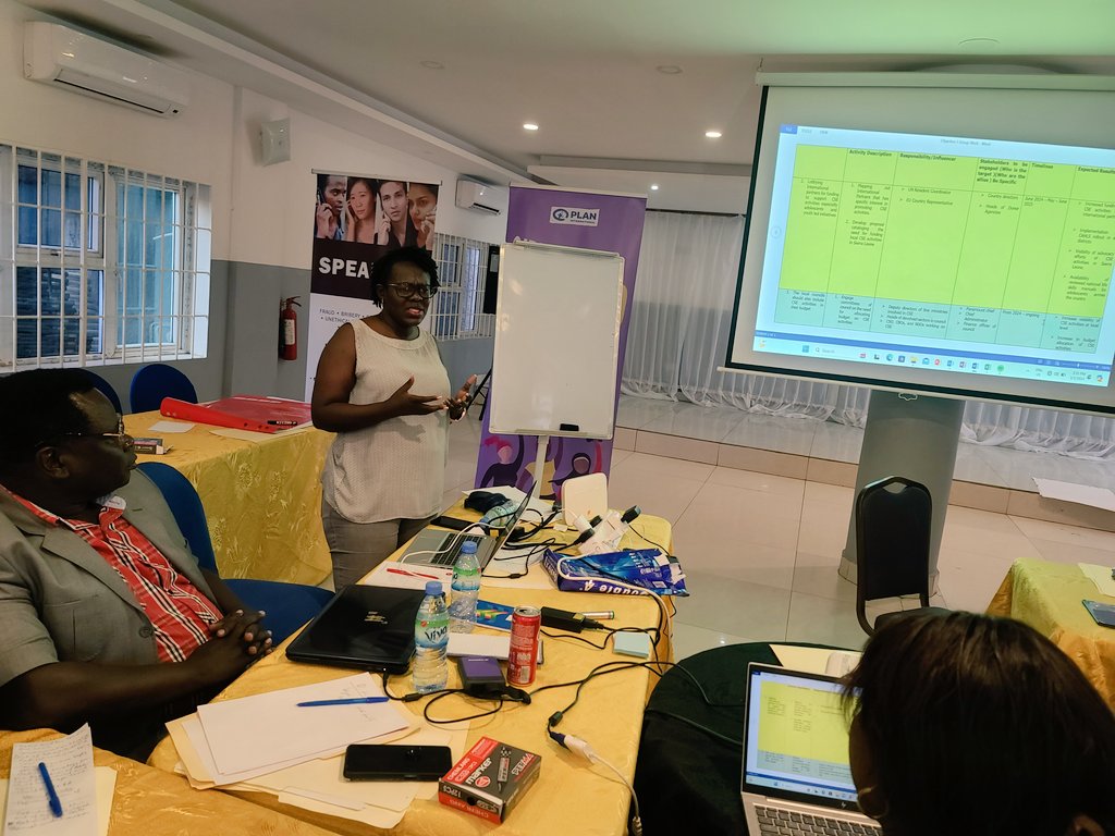 kamandaskamara's tweet image. Eventually, we got a draft stakeholder-led advocacy plan fr the #MyHealthMyRight project to amplify access to quality #SRHR information &amp;amp; services by adolescents. 
Credit to @Plan_SLE &amp;amp; @FemnetProg leadership fr successful facilitation
@europeanunion
@EUinSierraLeone
#movingtrain