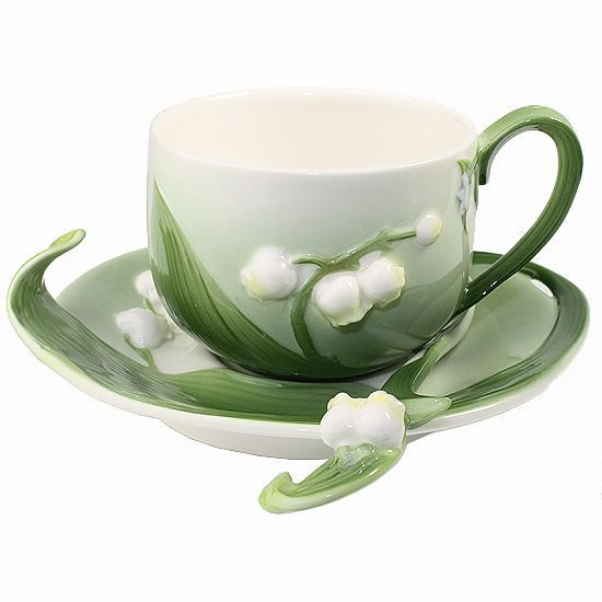 lavieestbelIe's tweet photo. Lily of the valley cup and saucer https://t.co/t9wCXH3vC6