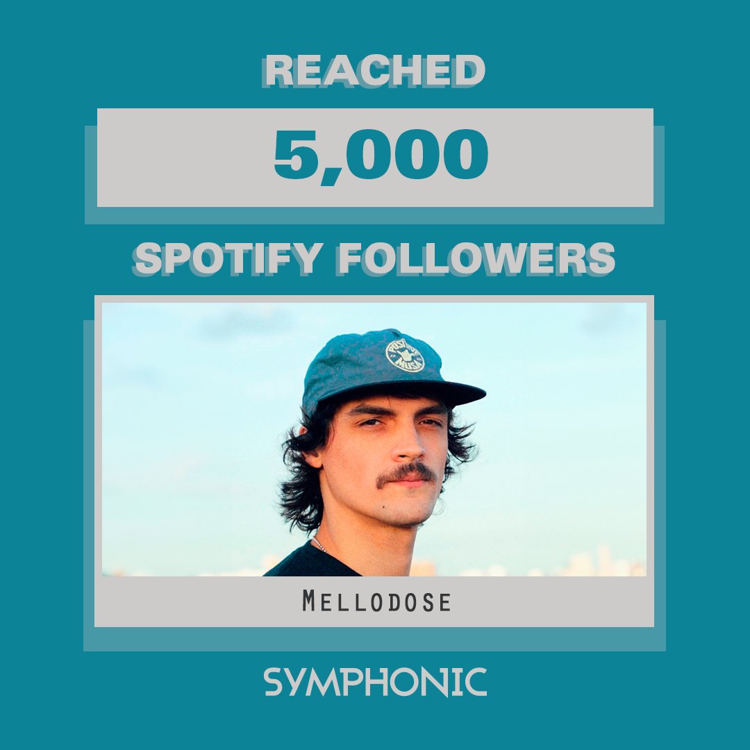 🎉 We're thrilled to announce some of our indie artists hitting 5K followers on Spotify! 🔥 A massive thank you to the incredible fans for grooving along and making this achievement possible. Congrats @mellodose!
