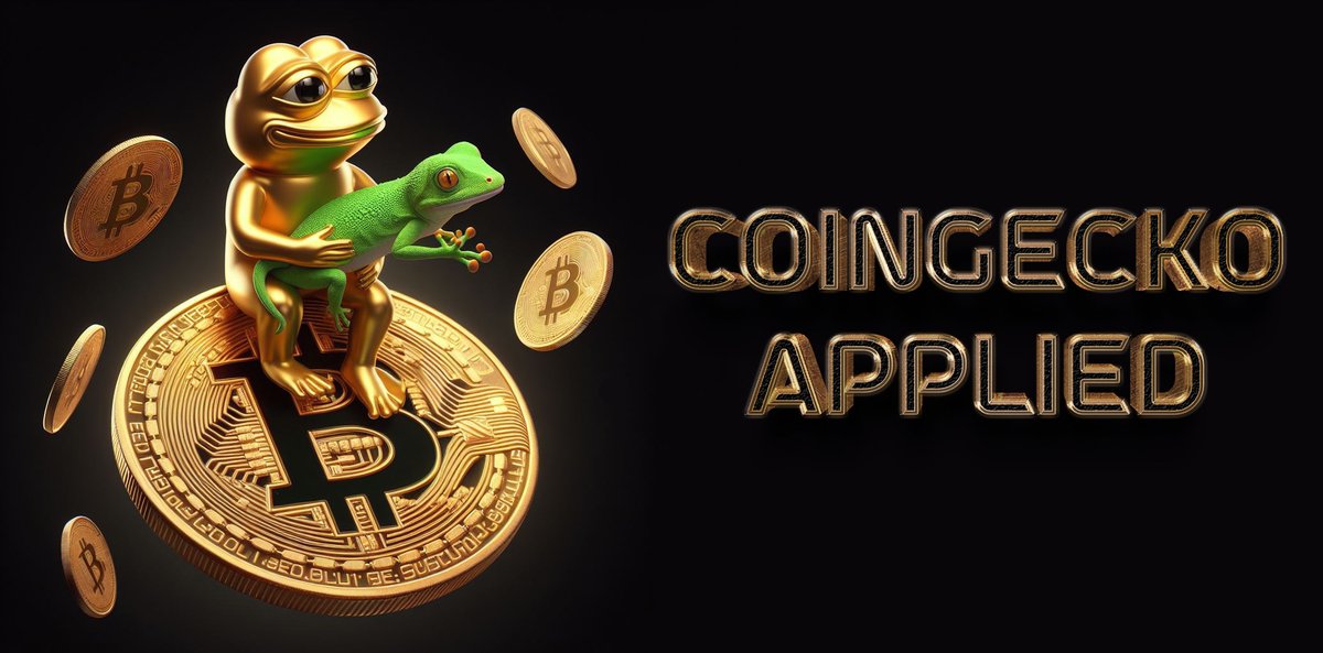 We have applied for <a href="/coingecko/">CoinGecko</a> ! 

CL0503240102 / geckoterminal.com/solana/pools/4…

TG: t.me/BiBiPepeCoin