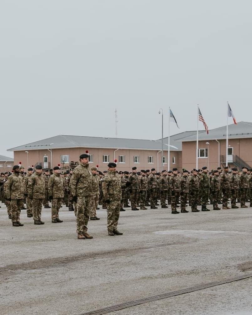 Soldiers from the RG attached to First Fusiliers on Operation CABRIT have received recognition and commemorative medals for their service in Estonia🏅 Stay tuned for more information on the RG’s deployment to Estonia soon. #modgibraltar #ukstratcom @FusiliersRHQ @natobgest