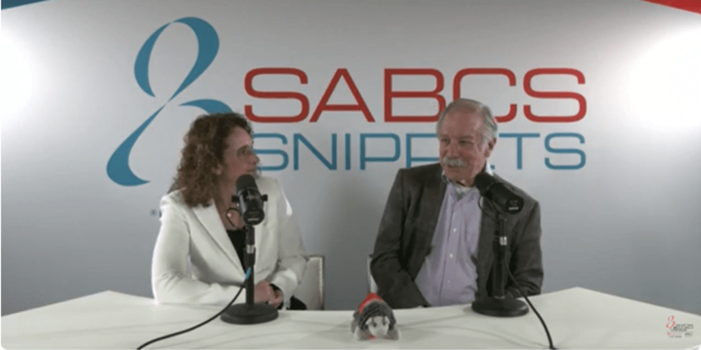 Jack Cuzick, PhD, head of the @QMUL Cancer Prevention Unit and #SABCS23 William L. McGuire Memorial Lecturer, reflected on his breast cancer research career with Symposium co-director Virginia Kaklamani, MD. Watch in SABCS Snippets: youtu.be/OPi_gtNLC5A?si… @UTHealthSAMDA @AACR