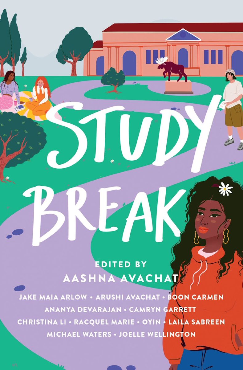 Study Break, a collection of interconnected contemporary Young Adult short stories written by Gen Z authors, explores different parts of 'the college experience,' from questioning your major to questioning your identity, and is now out in paperback! rb.gy/yctvbs