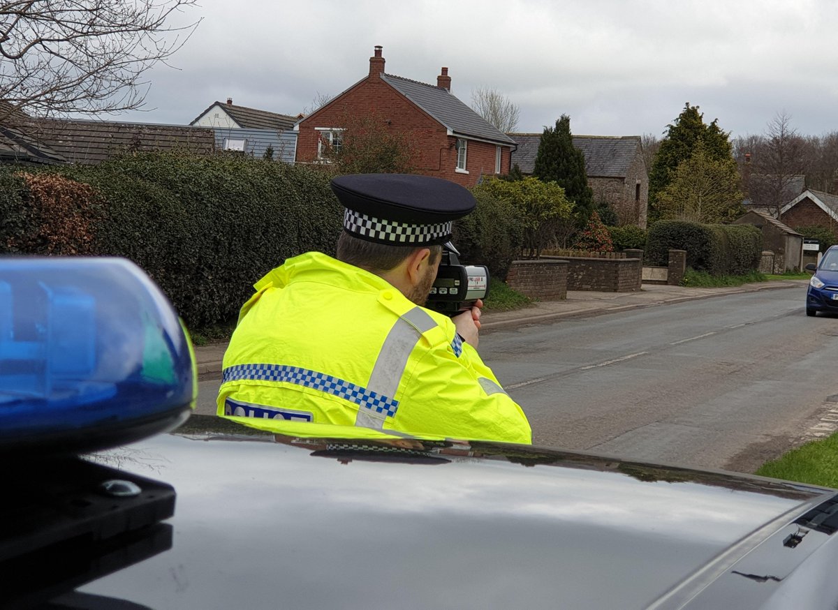 Speed monitoring checks were taking place in Kirkbampton and Dalston today. The West Rural PCSO and a Police Staff Volunteer attached to our Roads Policing Department caught 20 offenders showing exactly why this work is being requested by rural communities. #YouSaidWeDid