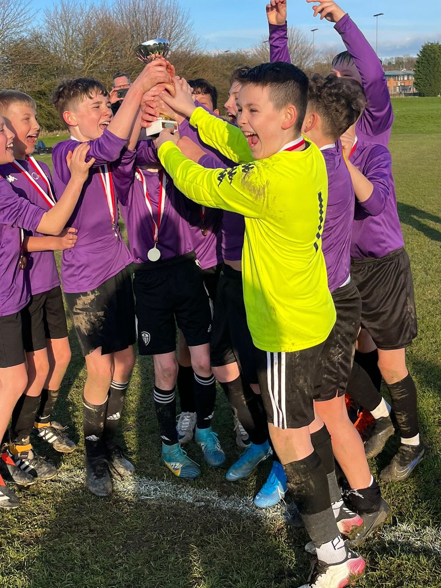 Fantastic performance from the Y7 football team. They came from 3-0 down to beat a very talented Minsthorpe team 7-3. Wakefield Schools Cup champions! 👏🏻👏🏻👏🏻🏆<a href="/OGACADEMY/">Outwood Grange Academy</a>