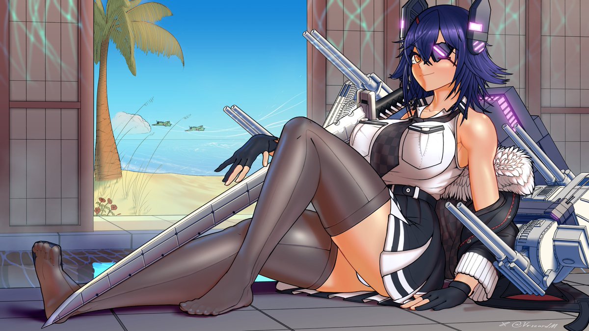 KanColle's Tenryuu, I enjoyed working on this piece, thank you for the comm ☀️🏖️