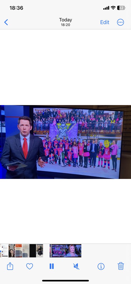 As Chair of @wearepreventBC , I’m very grateful to my former colleagues, @mikehallitv @dchisnallITV and @ITVGranadaTV for this evening’s piece on Manchester Storm’s support for our wonderful charity