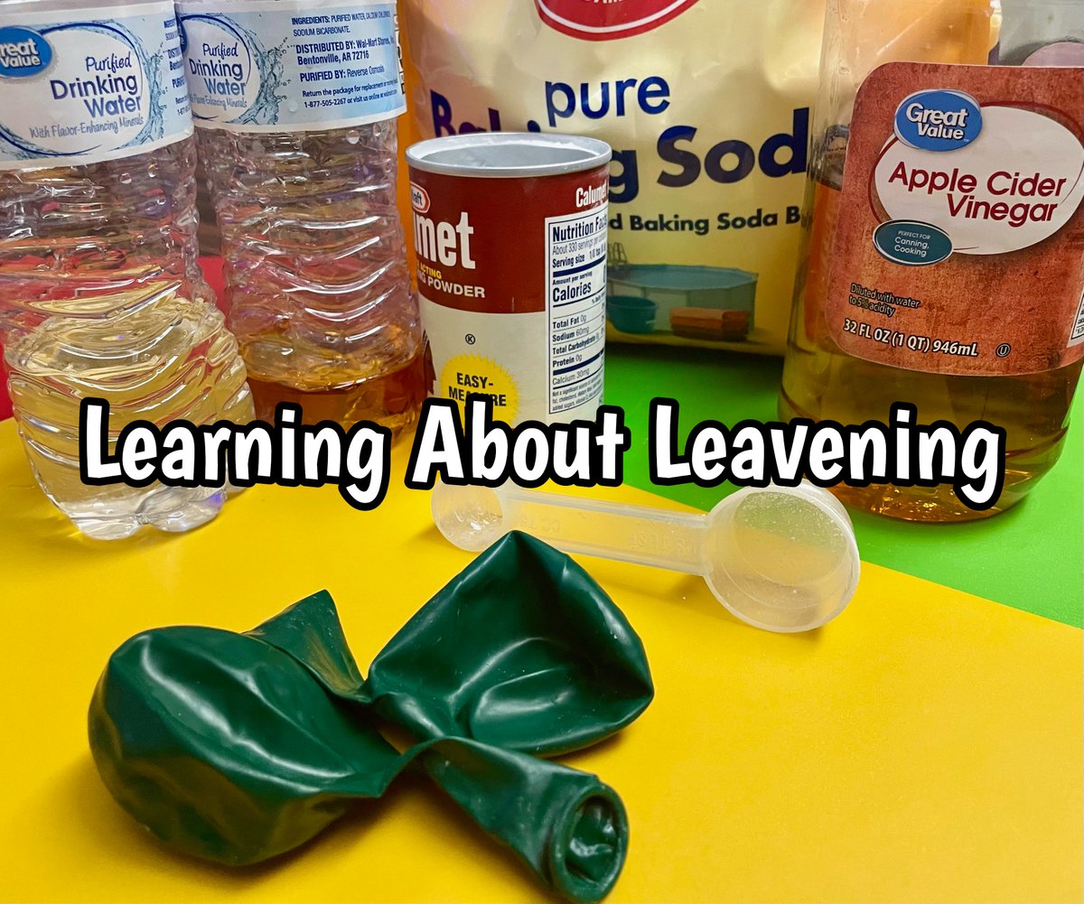 NeuroDicyHome's tweet image. Before making #Donuts at the end of the week, we're learning about the science of adding gas to a recipe so the sweet treats rise. #leavening