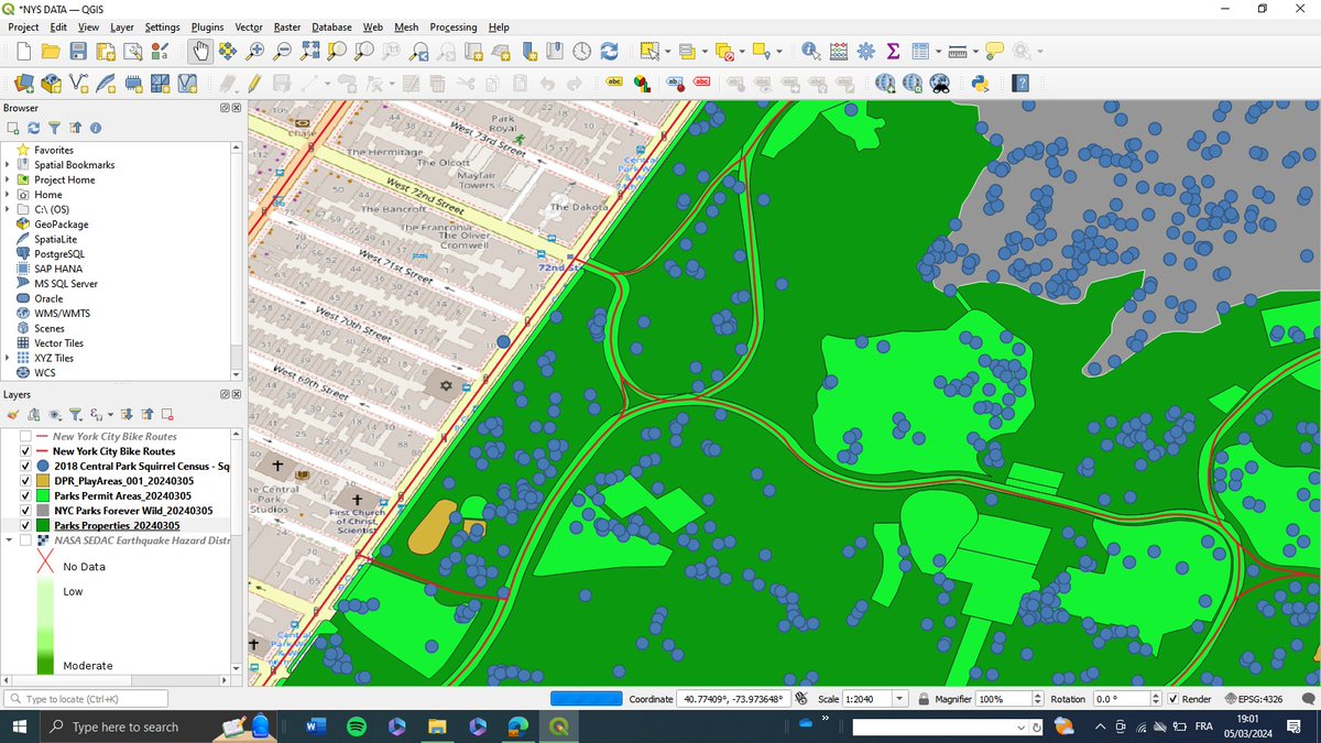 MoAitAbdelmalik's tweet image. I&apos;m excited to announce that I&apos;m working on a project to create a web map of New York City parks using #QGIS2WEB This map will allow users to explore the city&apos;s parks and green spaces and learn more about the amenities and activities available in each park

#NYCparks  #webmapping