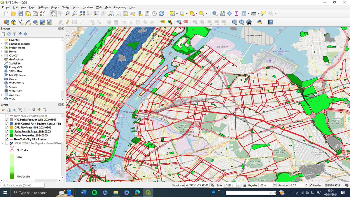 MoAitAbdelmalik's tweet image. I&apos;m excited to announce that I&apos;m working on a project to create a web map of New York City parks using #QGIS2WEB This map will allow users to explore the city&apos;s parks and green spaces and learn more about the amenities and activities available in each park

#NYCparks  #webmapping