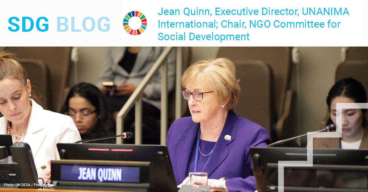 Marginalized communities are not voiceless; it is time for us to listen. Jean Quinn, Chair of @NGOCSocD describes civil society's efforts in advancing social justice & stresses need for grassroots communities to be more integrated. Read her #SDGs Blog: un.org/development/de…