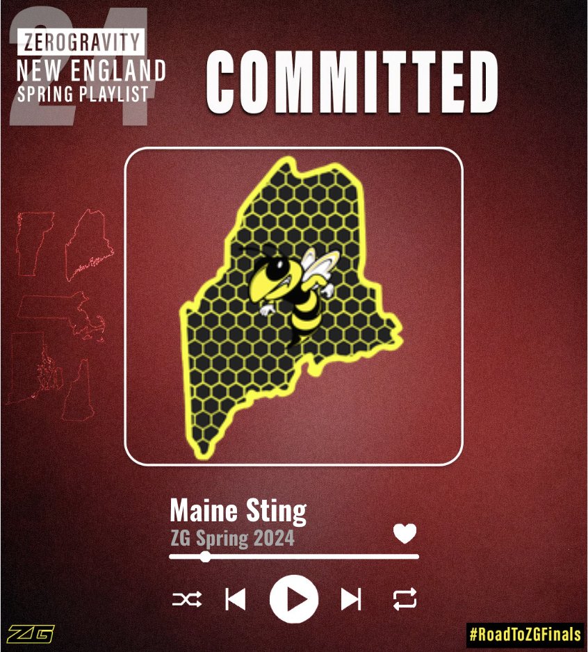 Kelsey Bradbury (@kelsey_zg) on Twitter photo 🚨🚨COMMITTED🚨🚨
Thrilled to have <a href="/MEStingAthletic/">Maine Sting Athletics</a> back on the spring 2024 #RoadToZGFinals ‼️ Coach Mahaney and Coach Carey have been grinding this off season, can't wait to see what they produce this year‼️
<a href="/zg_newengland/">Zero Gravity New England</a> 🚨🚨COMMITTED🚨🚨
Thrilled to have <a href="/MEStingAthletic/">Maine Sting Athletics</a> back on the spring 2024 #RoadToZGFinals ‼️ Coach Mahaney and Coach Carey have been grinding this off season, can't wait to see what they produce this year‼️
<a href="/zg_newengland/">Zero Gravity New England</a>
