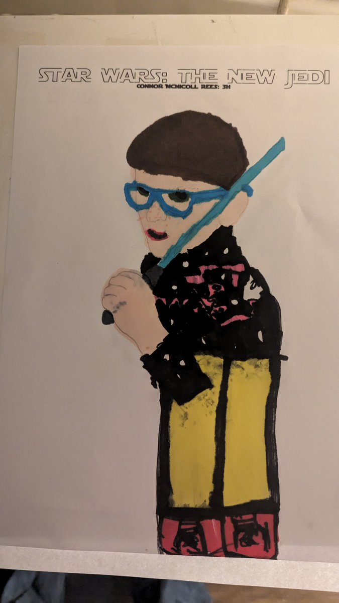 tominyorks's tweet photo. @OPALG_3H Connor forgot to hand his World Book Day cover drawing in today, hopefully this isn't too late? https://t.co/QdDii2ZadW