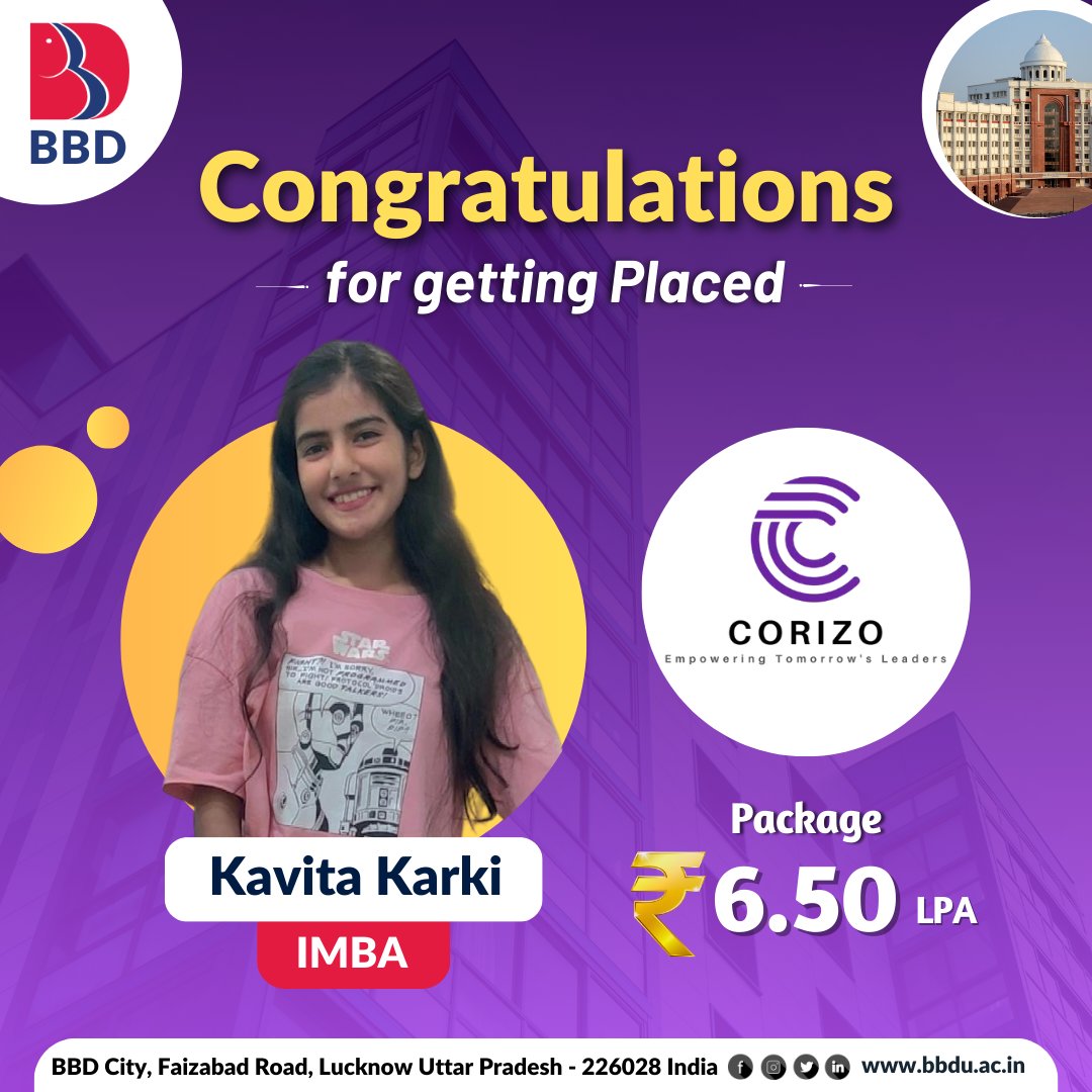 BBD_UNIVERSITY's tweet image. &quot;Opportunities don&apos;t happen. You create them.&quot;
#Corizo #Placement2023