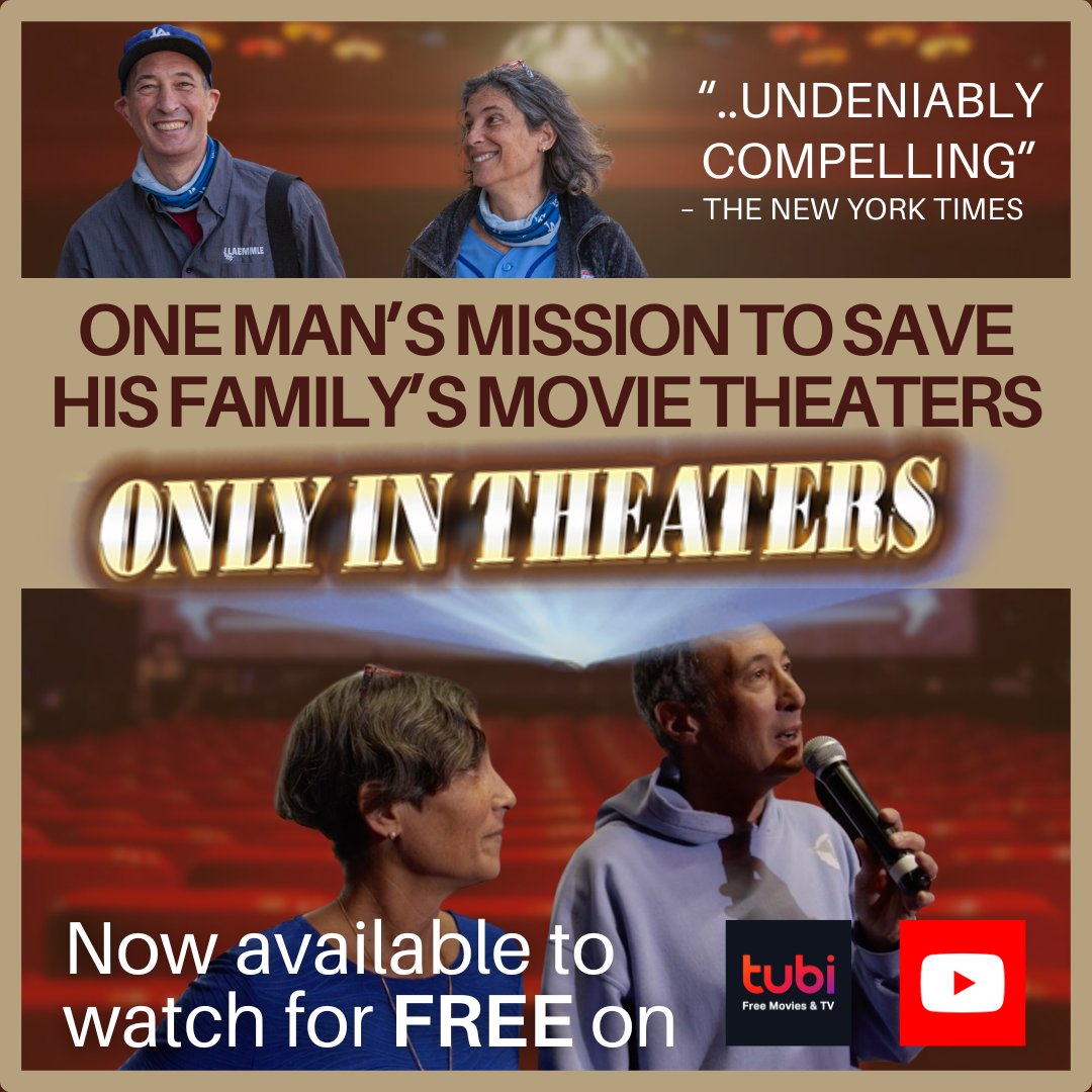 Looking for something fun to do tonight? Watch Only in Theaters for FREE in the comfort of your home! Now available to watch on Tubi and YouTube!  Watch for Free on Tubi here: tubitv.com/movies/1000131… Watch for Free on YouTube here: youtube.com/watch?v=bJ_oa0…
