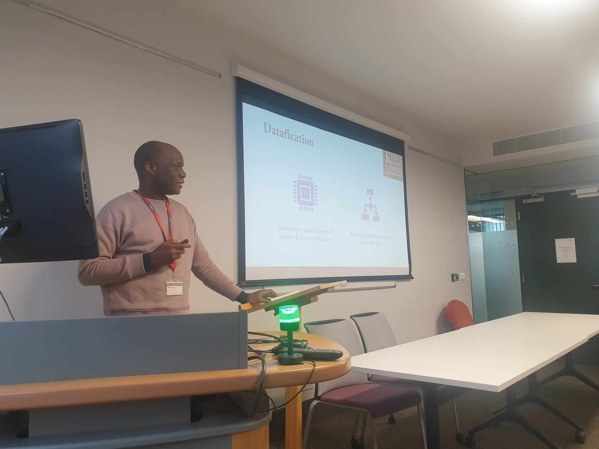 Brian Tshuma @tsbriann delivered the third presentation of the day: 'Governance of Emerging Technologies in the Global South -Ecocash Mobile Money Platforms in Zimbabwe'