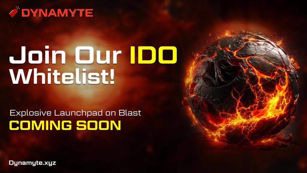 🚀 #GIVEAWAY ALERT🚀

🏆 $30 in $SOL
🥇10 x WL Spot

👉 Like+ Retweet+ Alert ON 🔔
👉 Follow <a href="/DynamyteXYZ/">Dynamyte on Gravity🧨</a>
👉 Tag 3 Frens

⏰ Deadline: 24 Hours ⏳

#DynamyteonBlast #Blast_L2