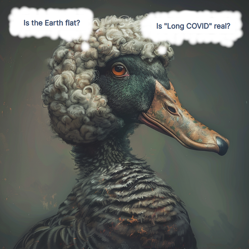 Evincer_org's tweet photo. Do you follow the science?

Or question the science?