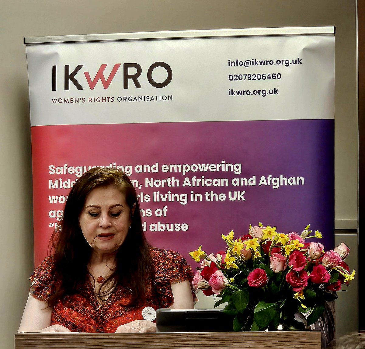'Culture must never be used as an excuse for violence against Women and Girls' says @DianaNammi as she opens the True Honour Awards @IKWRO #TrueHonour #VAWG