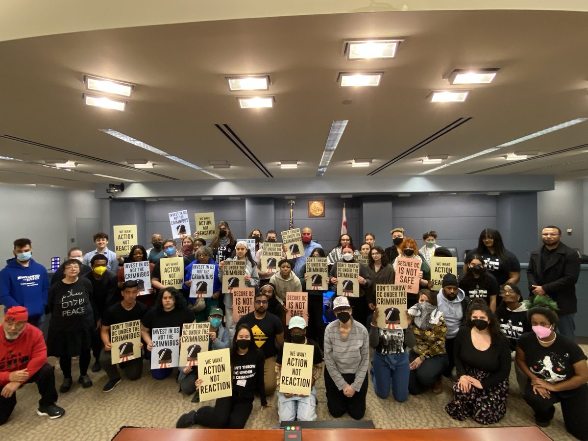 StopCopTerrorDC's tweet image. Overflow room is full of amazing people who don&apos;t want #SecureDC!! #UsNotCrimnibus