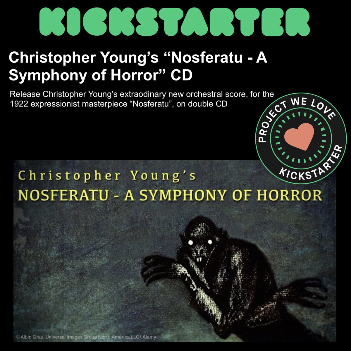 Christopher Young (@imchrisyoung) on Twitter photo I'm speechless this morning as I woke up to find that our <a href="/Kickstarter/">Kickstarter</a> campaign has raised 32% in just 24hrs. Thanks to everyone of you who are helping us get this to the finish line. Kickstarter labeled it a Project We Love, to get more eyes on it!
Link rb.gy/0dtha5 I'm speechless this morning as I woke up to find that our <a href="/Kickstarter/">Kickstarter</a> campaign has raised 32% in just 24hrs. Thanks to everyone of you who are helping us get this to the finish line. Kickstarter labeled it a Project We Love, to get more eyes on it!
Link rb.gy/0dtha5