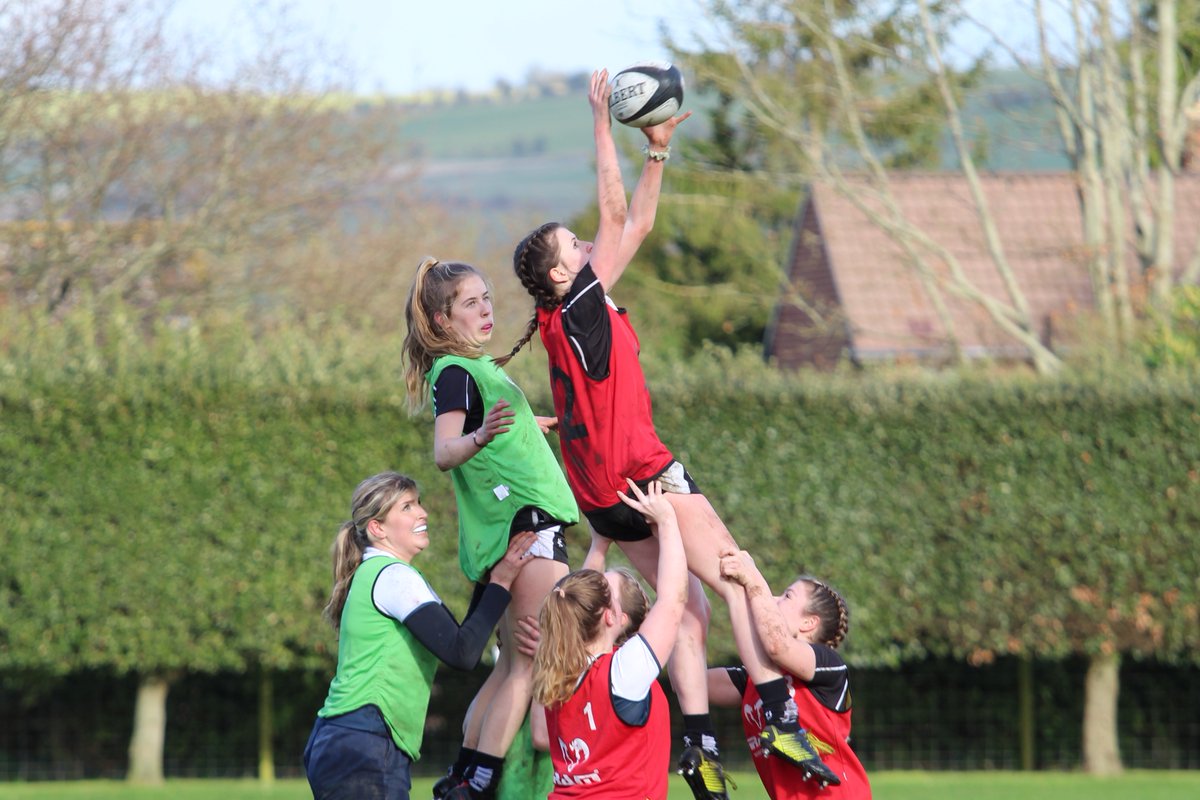 What a brilliant afternoon of girls' rugby with @BWSRugby - some quality rugby played in great spirit! #bettertogether