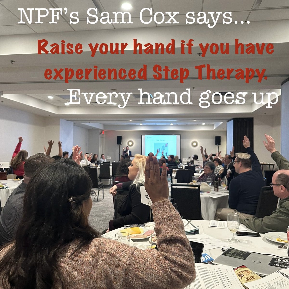 Capitol Hill Day Training Day and ⁦<a href="/NPF/">National Psoriasis Foundation</a>⁩ advocates are ready! #NPFadvocacy #SafeStepAct #HelpCOPAYSact