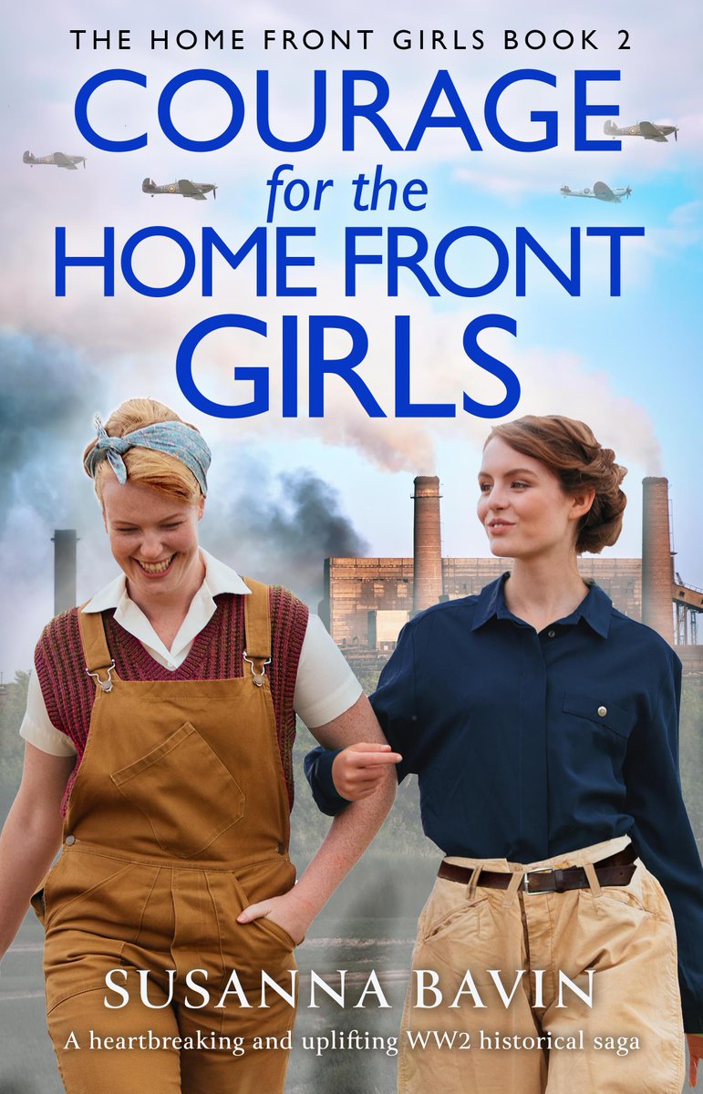 So very happy to share the cover of Courage for the Home Front Girls, written by my alter ego Susanna Bavin. Available now to preorder geni.us/B0CW84TPJQcover Book 2 in #TheHomeFrontGirls WW2 saga series. #CoverReveal Thanks to all at @bookouture.