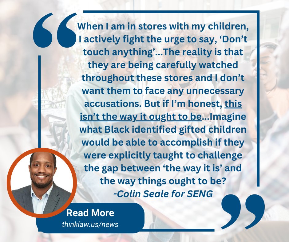 In a piece for @SENG_Gifted, Co-Founder Colin Seale presents a new vision for Black gifted children to flourish. Read more 👉 zurl.co/UyDK