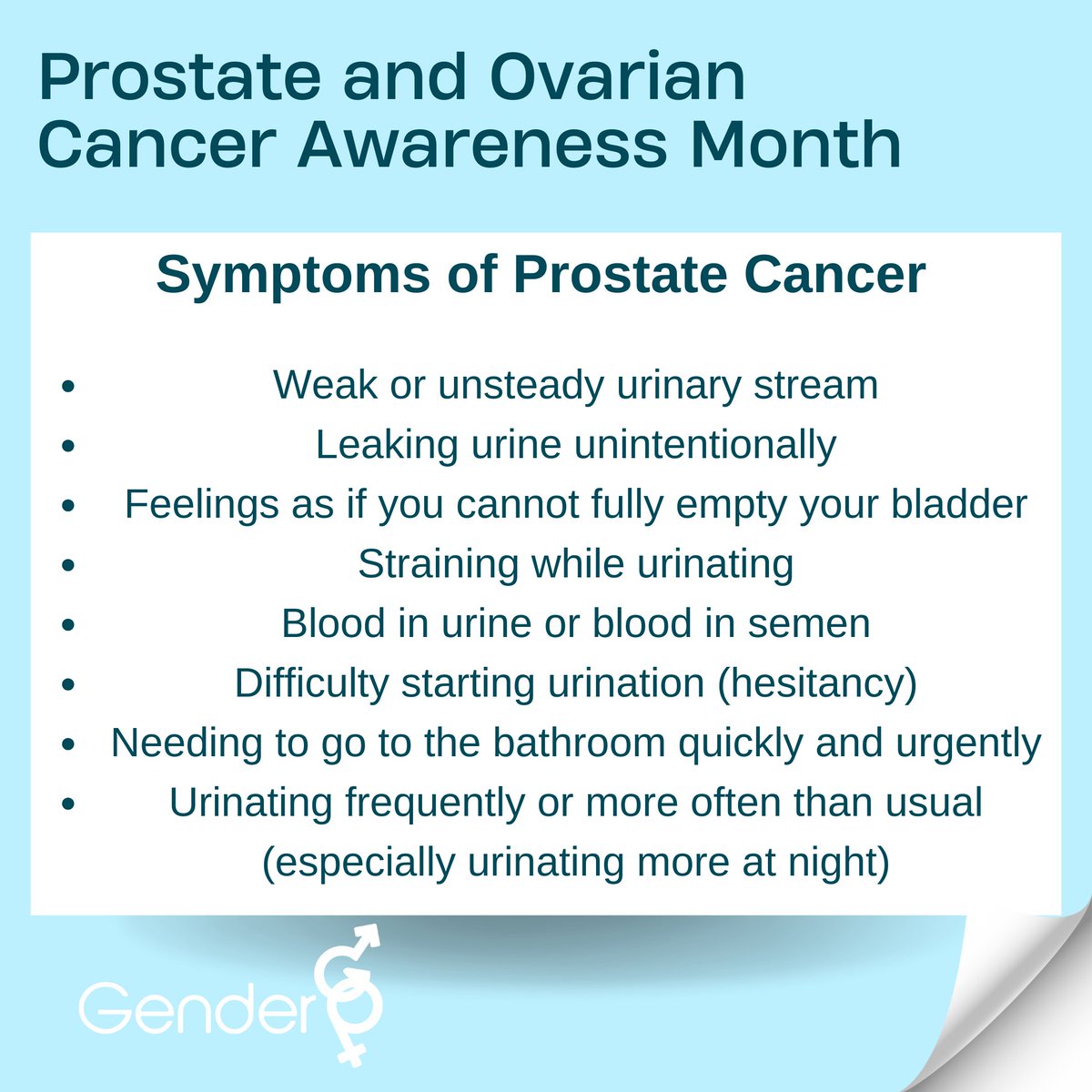 March is prostate and ovarian cancer awareness month. The trans community faces additional barriers to healthcare and education around these issues There are different risks and things you need to know if you're trans, so here's a breakdown gendergp.com/get-tested-thi…