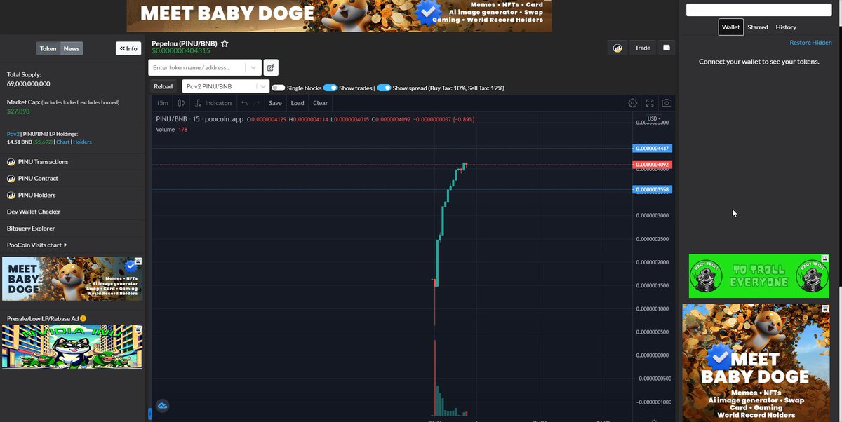Picture this: $SHIB meets $PEPE 😲😲😲😲

It is not a dream anymore, it is a reality.

Buy $PINU to cure your depression

poocoin.app/tokens/0xcadaf…